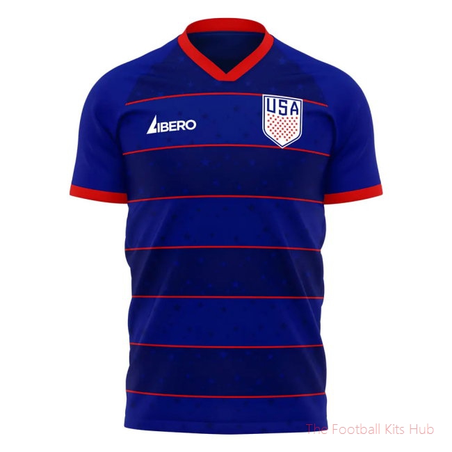 United States 2025/26 Away Football Kit (Libero)