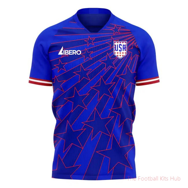 USA 2025/26 Away Football Kit (Libero)