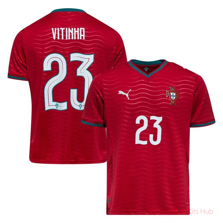Portugal Home Shirt World Cup 2026 VITINHA 23