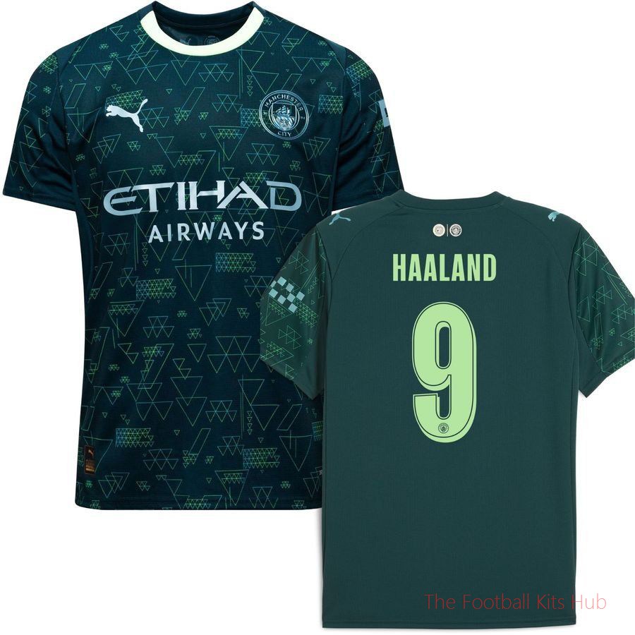 Manchester City X EAFC26 Fourth Shirt 2025/26 HAALAND 9
