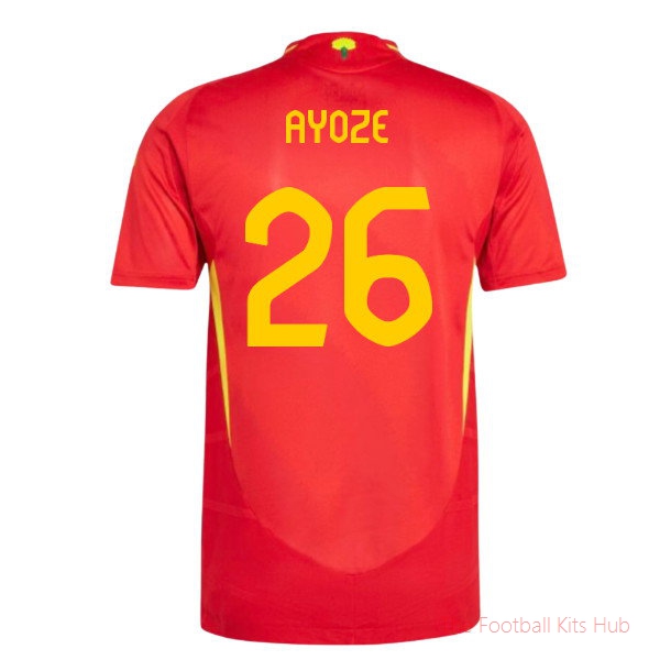 2024/25 Spain Authentic Home Shirt (Ayoze 26)
