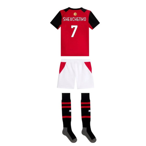 2026/27 AC Milan Mini Kit Home Uniform (Shevchenko 7)