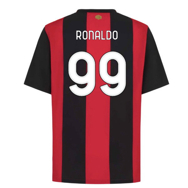 2026/27 AC Milan Shirt Home Kit (Ronaldo 99)