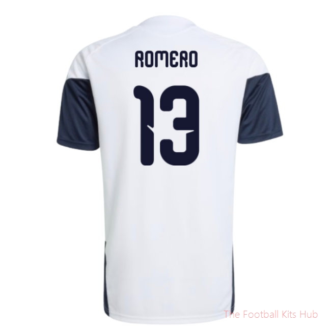 2026/27 Argentina Training Jersey (White) (Romero 13)
