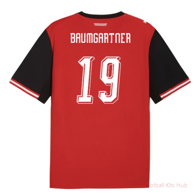 2026/27 Austria Home Shirt (Baumgartner 19)