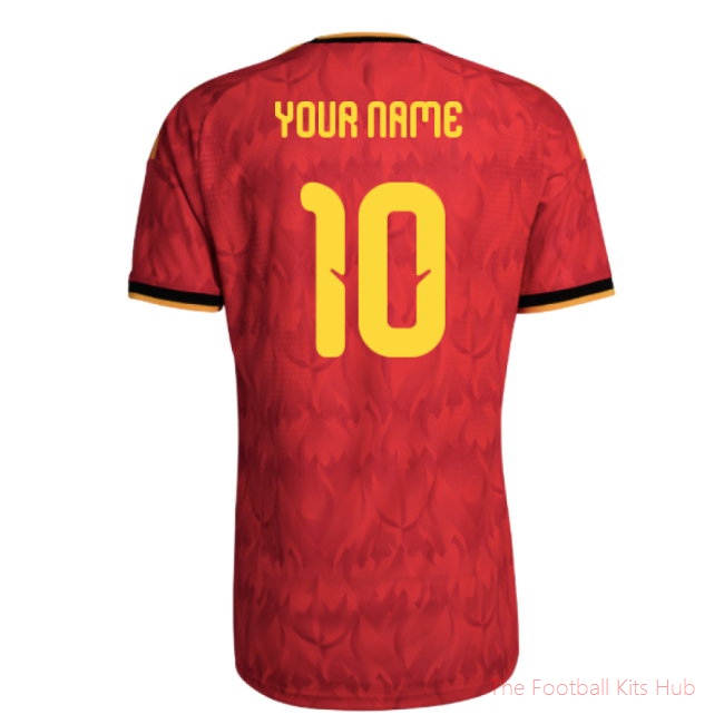 2026/27 Belgium Authentic Home Shirt (Your Name)