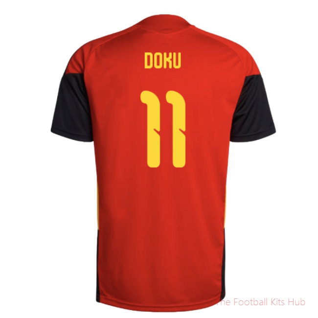 2026/27 Belgium Training Jersey (Red) (Doku 11)