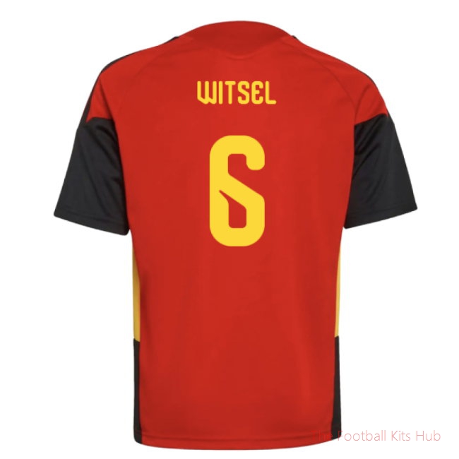2026/27 Belgium Training Jersey (Red) - Kids (Witsel 6)