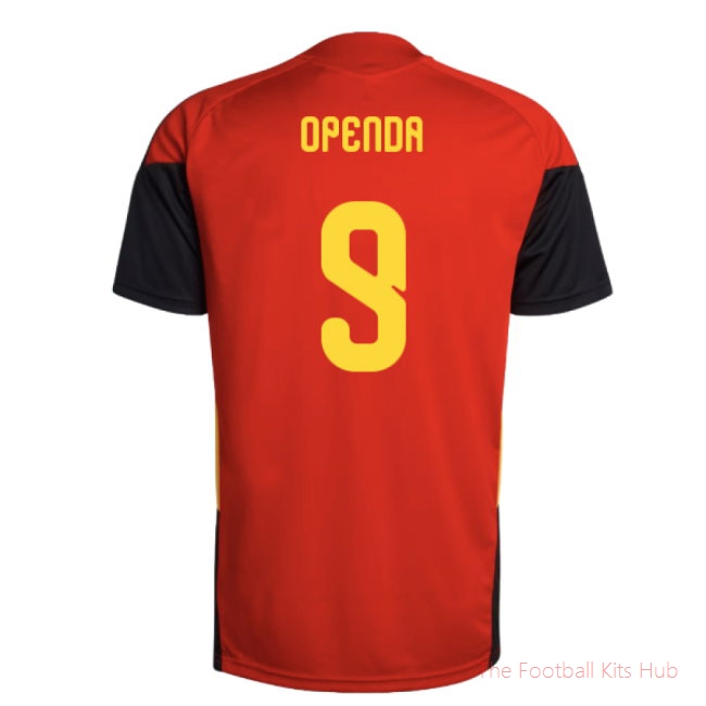2026/27 Belgium Training Jersey (Red) (Openda 9)
