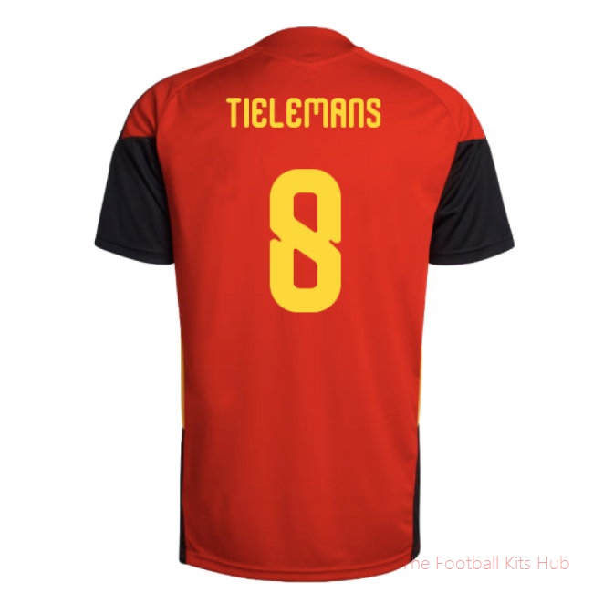 2026/27 Belgium Training Jersey (Red) (Tielemans 8)