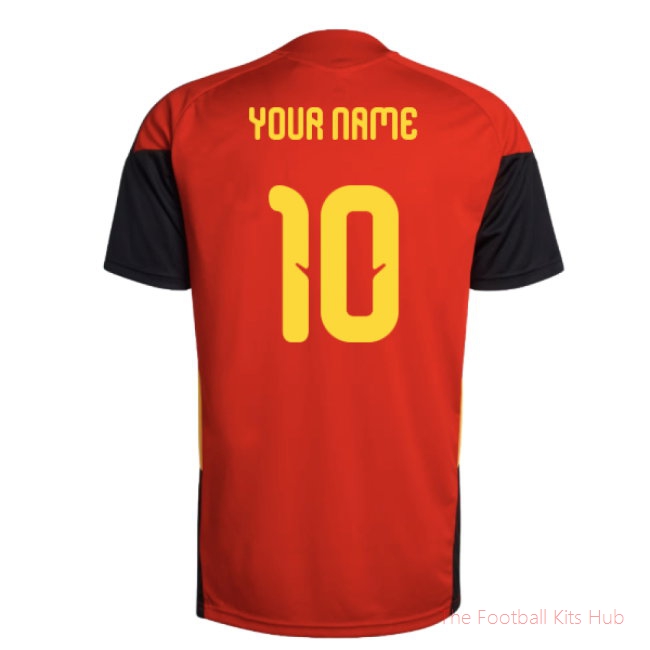 2026/27 Belgium Training Jersey (Red) (Your Name)