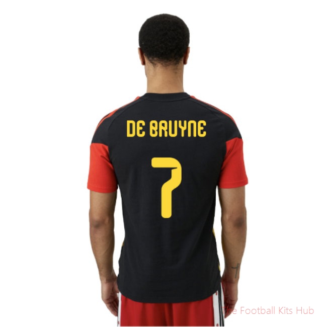 2026/27 Belgium Training Tee (Black) (De Bruyne 7)