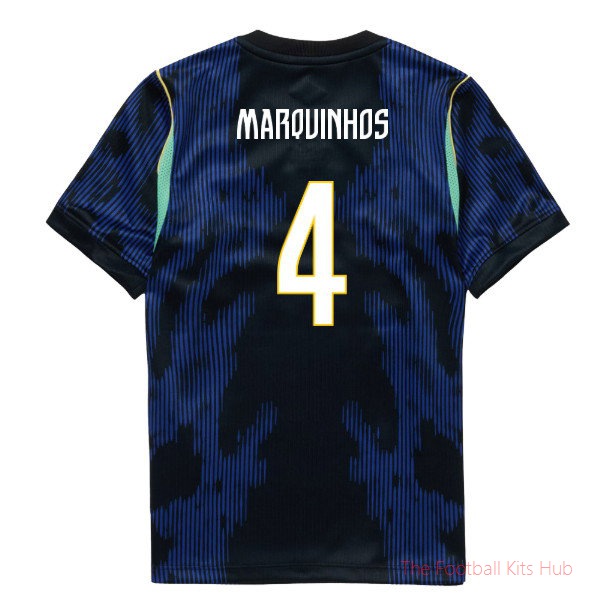 2026/27 Brazil Away Mini Kit (Marquinhos 4)