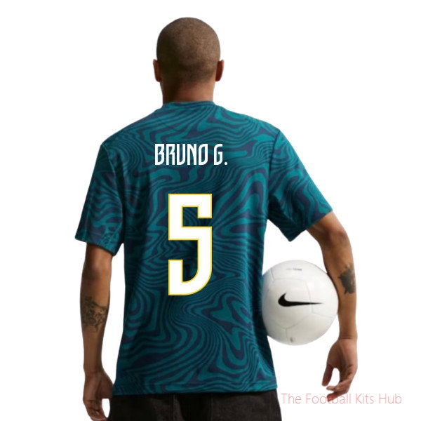 2026/27 Brazil Primary Dri-Fit Shirt (Geode Teal) (Bruno G. 5)