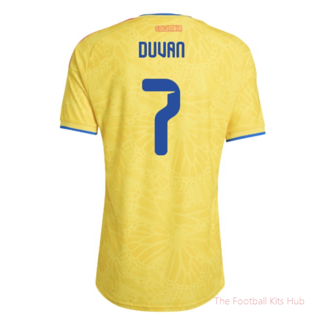 2026/27 Colombia Authentic Home Shirt (Duvan 7)