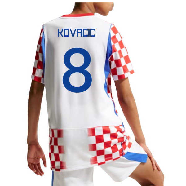 2026/27 Croatia Home Shirt Kids Kovacic 8