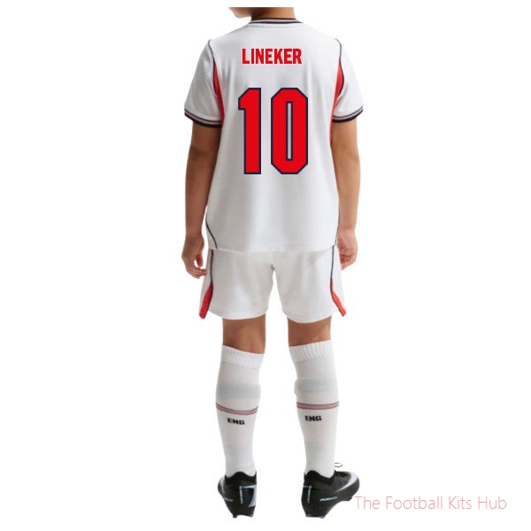 2026/27 England Home Mini Kit (Lineker 10)