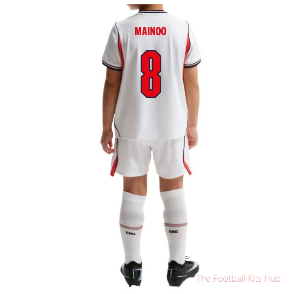 2026/27 England Home Mini Kit (Mainoo 8)