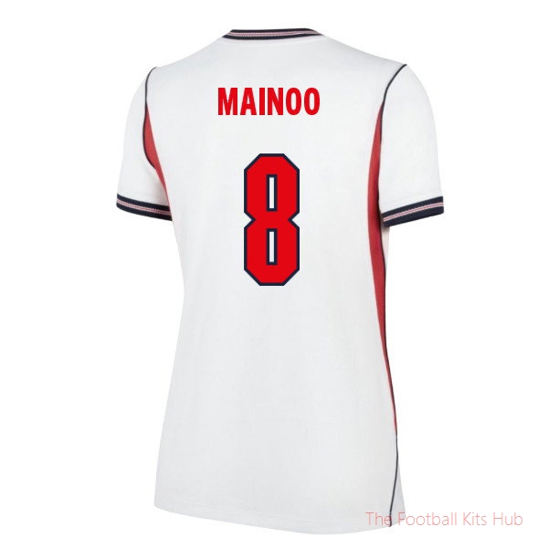 2026/27 England Home Shirt (Womens) (Mainoo 8)
