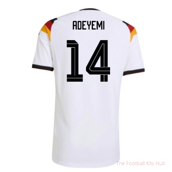 2026/27 Germany Authentic Home Shirt (Adeyemi 14)