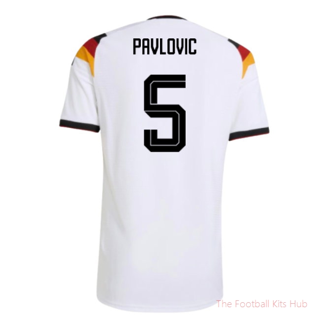 2026/27 Germany Authentic Home Shirt (Pavlovic 5)
