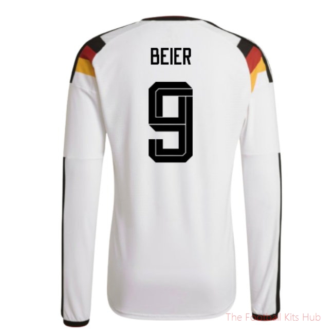 2026/27 Germany Authentic Long Sleeve Home Shirt (Beier 9)