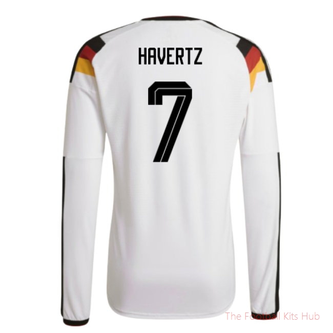 2026/27 Germany Authentic Long Sleeve Home Shirt (Havertz 7)
