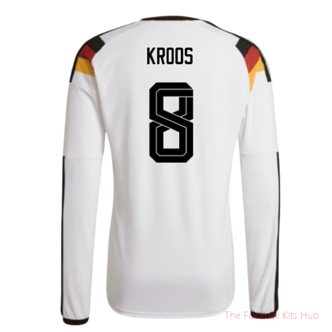2026/27 Germany Authentic Long Sleeve Home Shirt (Kroos 8)