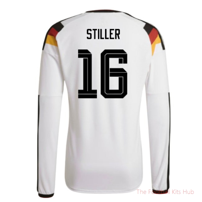 2026/27 Germany Authentic Long Sleeve Home Shirt (Stiller 16)