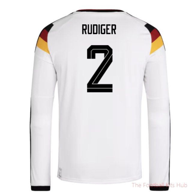2026/27 Germany Long Sleeve Home Shirt (Rudiger 2)