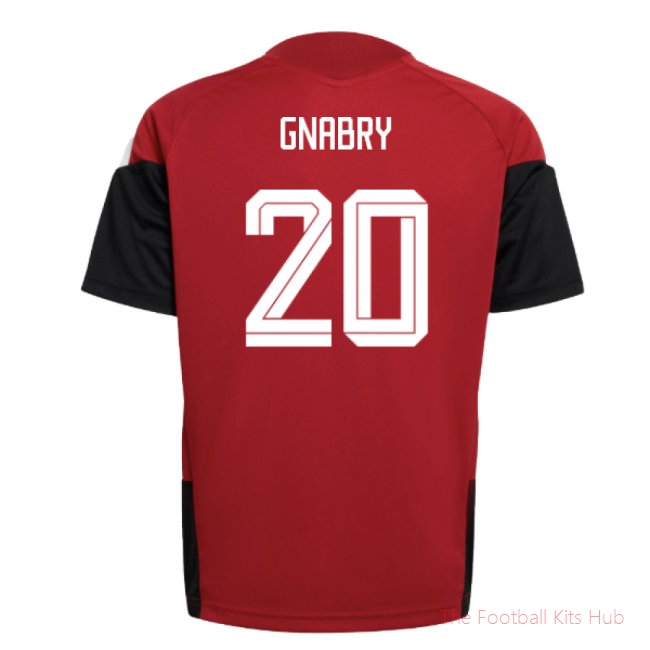 2026/27 Germany Training Jersey (Red) - Kids (Gnabry 20)