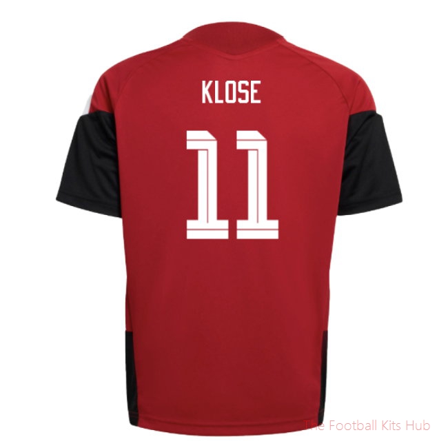 2026/27 Germany Training Jersey (Red) - Kids (Klose 11)