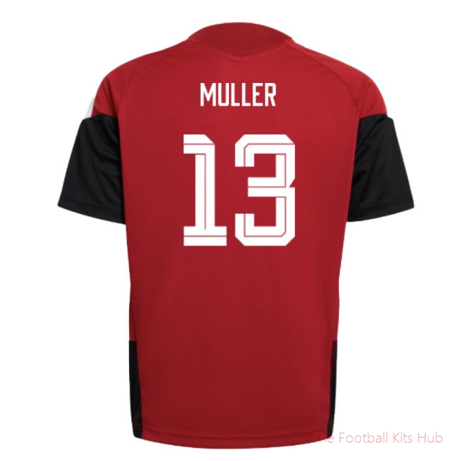2026/27 Germany Training Jersey (Red) - Kids (Muller 13)