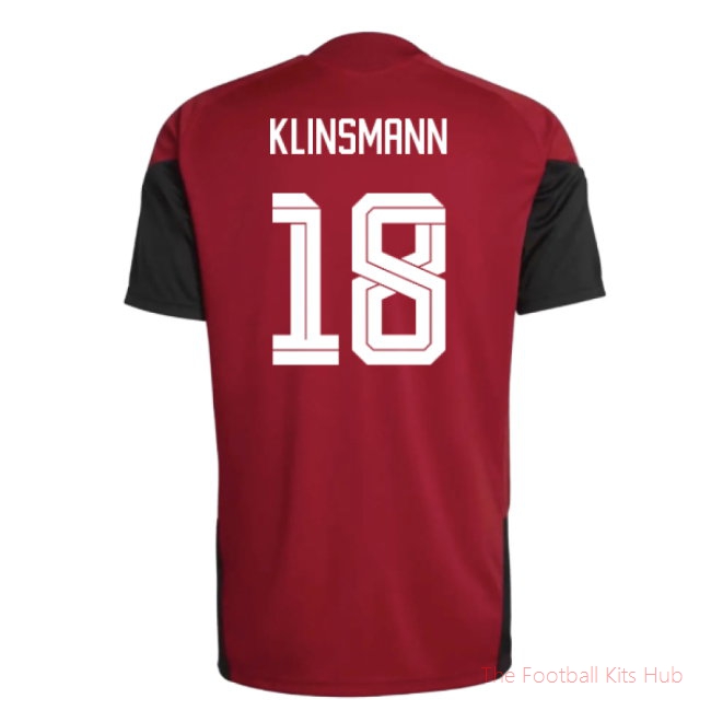 2026/27 Germany Training Jersey (Red) (Klinsmann 18)