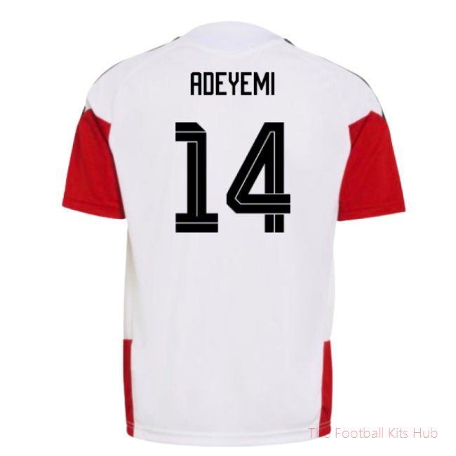 2026/27 Germany Training Jersey (White) - Kids (Adeyemi 14)