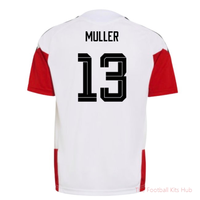 2026/27 Germany Training Jersey (White) - Kids (Muller 13)