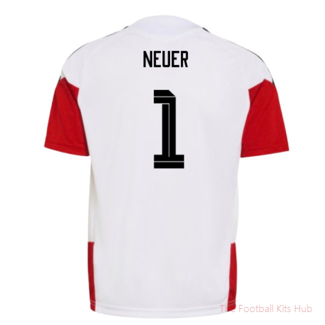 2026/27 Germany Training Jersey (White) - Kids (Neuer 1)