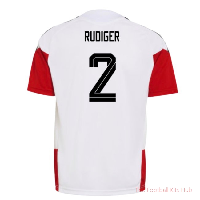 2026/27 Germany Training Jersey (White) - Kids (Rudiger 2)