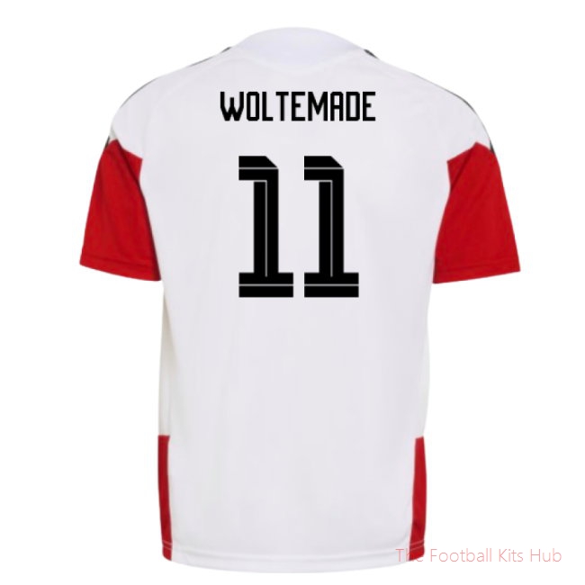 2026/27 Germany Training Jersey (White) - Kids (Woltemade 11)