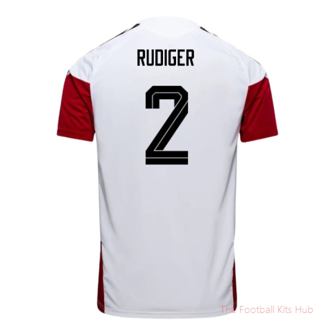 2026/27 Germany Training Jersey (White) (Rudiger 2)