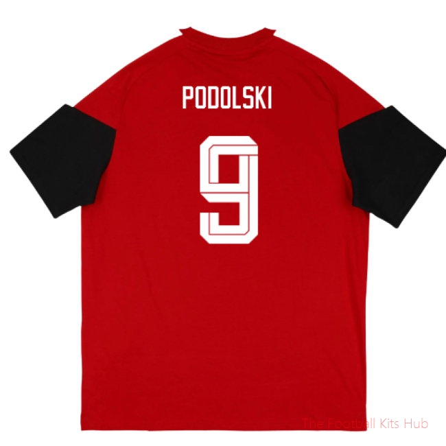 2026/27 Germany Training Tee (Red) (Podolski 9)
