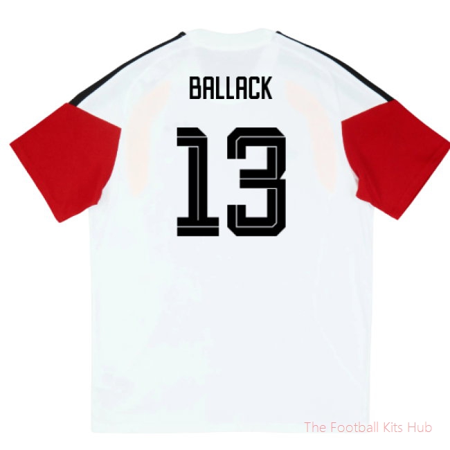 2026/27 Germany Training Tee (White) - Kids (Ballack 13)