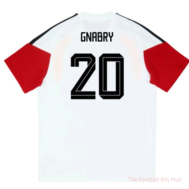 2026/27 Germany Training Tee (White) - Kids (Gnabry 20)