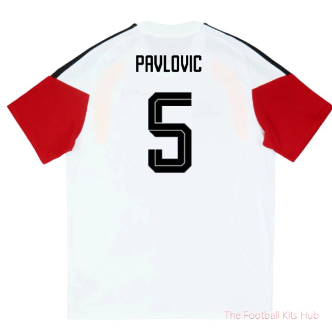 2026/27 Germany Training Tee (White) (Pavlovic 5)