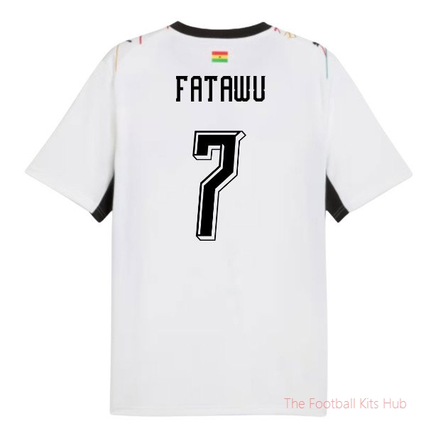 2026/27 Ghana Home Shirt (Fatawu 7)