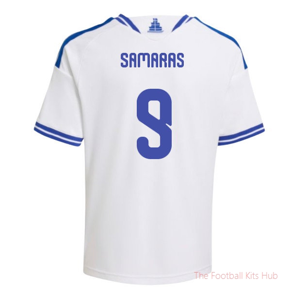 2026/27 Greece Home Shirt (Kids) (Samaras 9)
