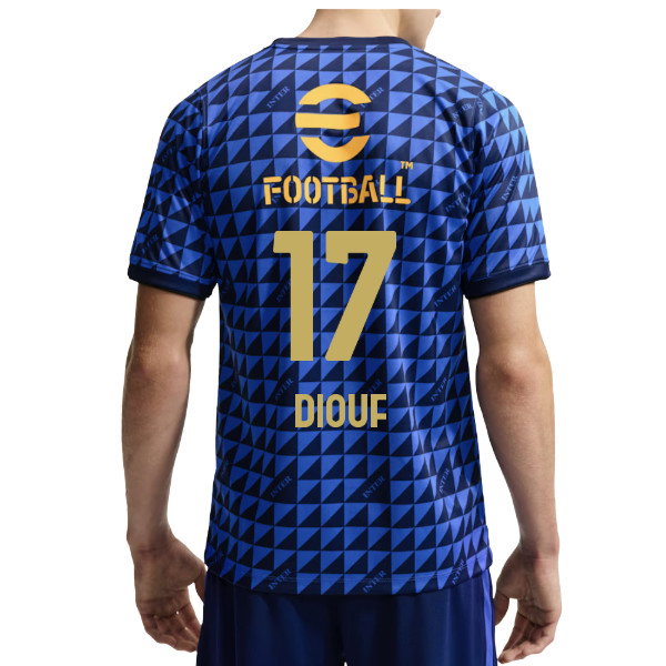2026/27 Inter Milan Pre Shirt Uniform (Blue) (Diouf 17)