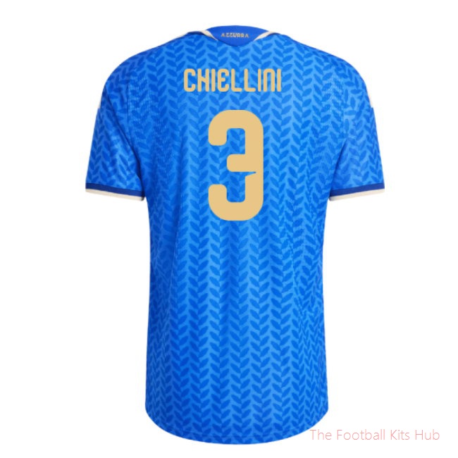 2026/27 Italy Authentic Home Shirt (Chiellini 3)