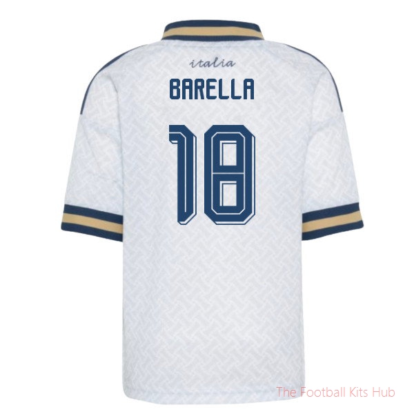 2026/27 Italy Away Mini Kit (Barella 18)