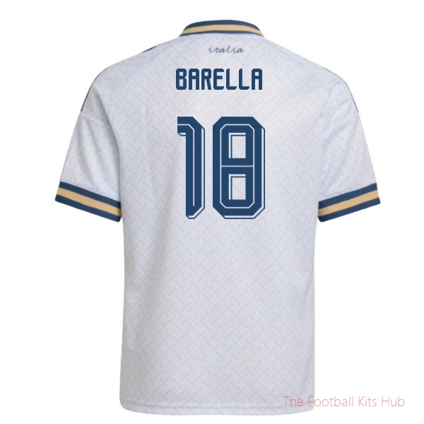 2026/27 Italy Away Shirt (Kids) (Barella 18)